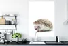 MuchoWow® Poster Igel - Tiere - Weiß 90x120 cm - Wohnzimmer Produktbild-Vorschau 3