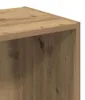 vidaXL Artisan dubová knižnica 40x30x152 cm materiál na Náhľad obrázku produktu 7