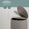 Poubelle cosmétique Eluno TESERO, à pédale, d'une capacité Voir les images du produit 4