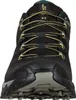 Schwarzer Wanderschuh "Ultra Raptor II Leather GTX" von La Sportiva mit gelben Schnürsenkeln und rutschfester Sohle. Produktbild-Vorschau