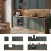 Küchenzeile Vicco Fame-Line Grün-Gold Landhaus/Goldkraft Produktbild-Vorschau 4