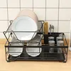 Odkapávač na talíře Odkapávač na nádobí Dvoupatrový stojan Náhled obrázku produktu 4