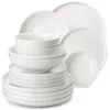 MALACASA, 24 pcs. vaisselle en porcelaine, service combiné Voir les images du produit 1