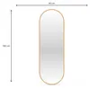 SensaHome Ovaal Wandspiegel - Minimalistisch design - Productafbeelding-voorbeeld 5