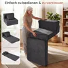 Divano letto COSTWAY, poltrona trasformabile 3 in 1 con 2 Anteprima dell’immagine prodotto 7