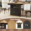 Sweiko Esstisch Teleskoptisch(110-140×80cm), klappbarer Produktbild-Vorschau 5
