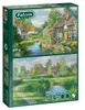 11289 - Riverside Cottages, Puzzle, 2 x 500 Teile Produktbild-Vorschau 2