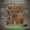 Pantaloni corti in pelle tradizionale da uomo PAULGOS - HK6 Anteprima dell’immagine prodotto 3