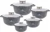 Klönberg 10-teiliges Topfset, antihaftbeschichtet, ideal Produktbild-Vorschau 1