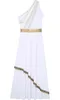 A white Greek goddess costume with gold accents. Produktbild-Vorschau