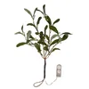 A decorative mistletoe branch with LED lights. Produktbild-Vorschau