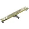 Mexen Flat 360° M12 linearer Duschablauf 70 cm, Gold - Produktbild-Vorschau 3