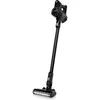A black cordless vacuum cleaner is shown against a white background. Produktbild-Vorschau