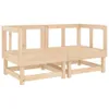 vidaXL 7-tlg. Garten-Lounge-Set Massivholz Kiefer Produktbild-Vorschau 3
