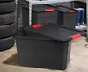 Storage bins in a garage or storage area. Produktbild-Vorschau