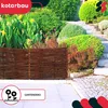 KOTARBAU® Sada 10 vŕbových okrajov záhonov 100 x 40 cm Náhľad obrázku produktu 2
