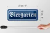 Blechschild Biergarten, 27 x 10 cm, Blechschilder Spruch Produktbild-Vorschau 4