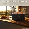 Steinborg XXL 4 Scheiben Toaster Schwarz Lift Funktion Produktbild-Vorschau 2