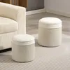 SUGIFT Sitzhocker mit Stauraum 2er-Set Samtoptik, Fußhocker Produktbild-Vorschau 1