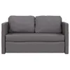 vidaXL Bodensofa mit Schlaffunktion Grau 112x174x55 cm Produktbild-Vorschau 5