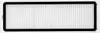 A white rectangular filter with a black border, likely for a robot vacuum cleaner. Produktbild-Vorschau