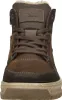 A front view of a brown winter boot. Voir les images du produit