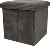 Manšestrový taburet se úložným prostorem TOBO, 38 x 38 x 38 Náhled obrázku produktu 2