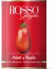 A can of peeled tomatoes with a tomato graphic on a red background. Podgląd zdjęcia produktu