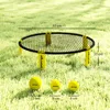 SPORTNOW Roundnet Set Spieleset mit Spielnetz 3 Bällen Produktbild-Vorschau 3