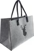 ohne Marke Filztasche Hirsch" grau/schwarz OneSize" Produktbild-Vorschau 5