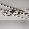 Leuchten Direkt LED CCT Plafonnier Asmin noir 99 x 69,5 cm Voir les images du produit 23