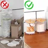 2x organizer da bagno per Cotone fioc e dischetti cosmetici Anteprima dell’immagine prodotto 4