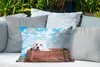MuchoWow® Outdoor Kissen - Malteser Hund in einer Holzkiste Produktbild-Vorschau 4