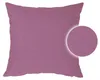 Kissenbezug 2er Set flieder 40x40 cm Struktur Leinenoptik Produktbild-Vorschau 2