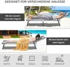 Outsunny Sonnenliege klappbar Gartenliege mit Kopfkissen, Produktbild-Vorschau 4