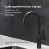 Wasserhahn Küche drehbar Küchenarmatur Edelstahl Produktbild-Vorschau 2
