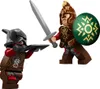 Two Lego minifigures engaged in a battle scene. Produktbild-Vorschau