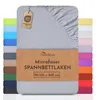 Mikrofaser Spannbettlaken Spannbetttuch in vielen Größen Produktbild-Vorschau 2