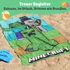 Minecraft plážová osuška Ručník pro chlapce 70x140 cm Náhled obrázku produktu 3