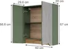 Spiegelschrank Vicco Marelle Grün/Artisan 60 x 67 cm mit Produktbild-Vorschau 2