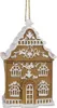 Clayre & Eef Weihnachtsanhänger Lebkuchenhaus 6x4x9 cm Produktbild-Vorschau 1