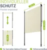 Juskys Senkrechtmarkise Barbados 120x310 cm - Sonnenschutz, Produktbild-Vorschau 5
