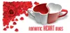 Gadget Master Romantic Mugs Red-White, 2 x herzförmige Produktbild-Vorschau 7