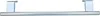 A silver metal handle with two mounts is shown against a white background. Produktbild-Vorschau