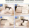 FLEXISPOT 4-Sitzer Sofa Sofabed L-förmiges Ecksofa mit Produktbild-Vorschau 3