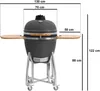 A diagram showing the dimensions of a grill. Produktbild-Vorschau