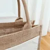 Jute Tasche Erzieherin mit Herz bedruckt, Jutetasche M Produktbild-Vorschau 4
