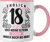 Trendation - 18er Geburtstag Tasse Geschenk Mädchen Jungen Produktbild-Vorschau 1