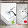 Comparison of a shatterproof mirror versus a fragile mirror, with a hammer hitting both. Anteprima dell’immagine prodotto