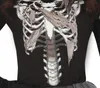 Skelet Halloween kostuum set met tutu en capuchon. Ideaal Productafbeelding-voorbeeld 4